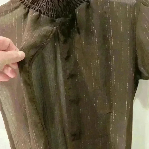 Goddess High Neck Blouse SzL - Picture 9 of 9